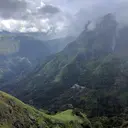 Image: Cloudy mountain peak