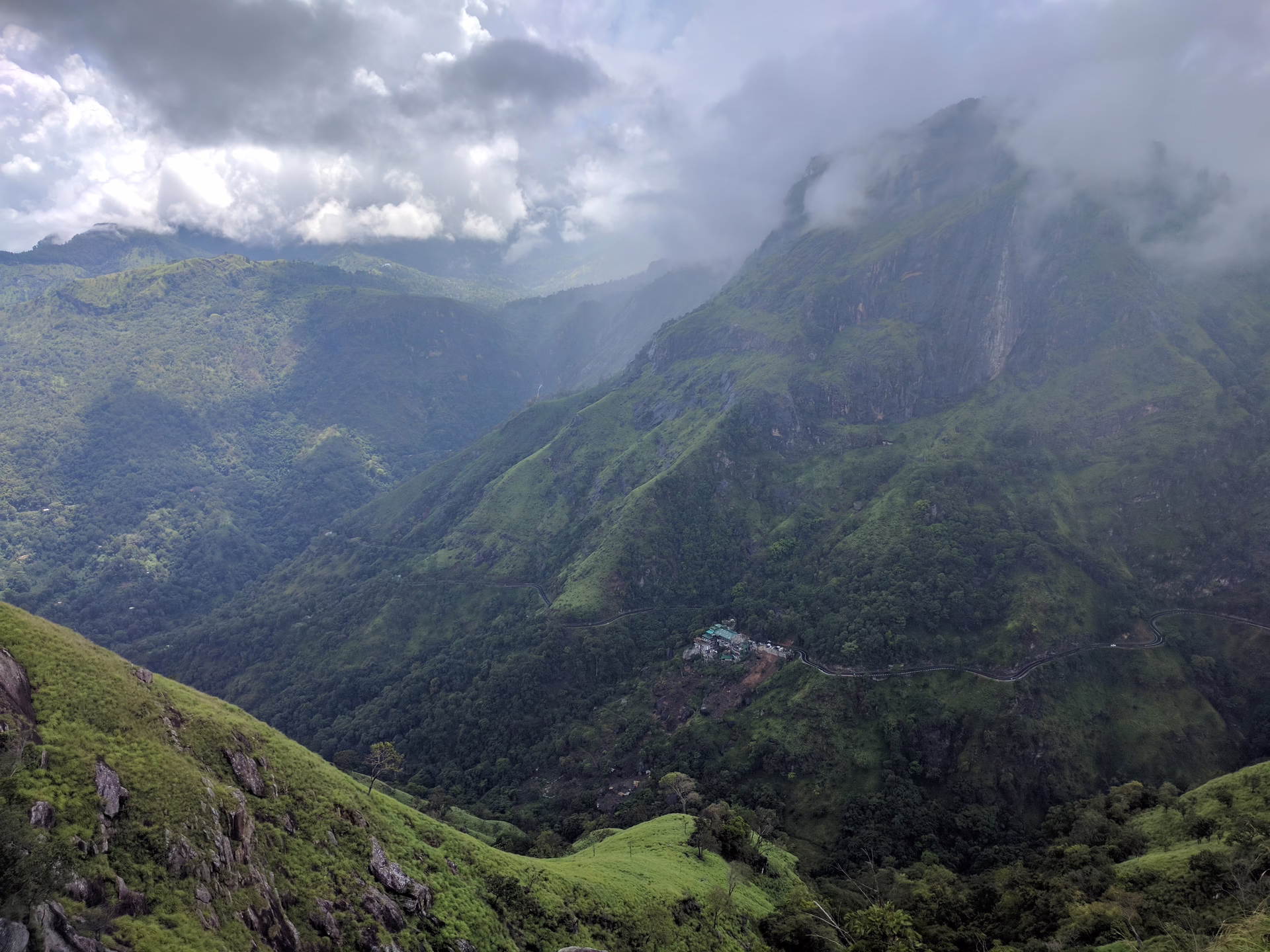 Image: Cloudy mountain peak