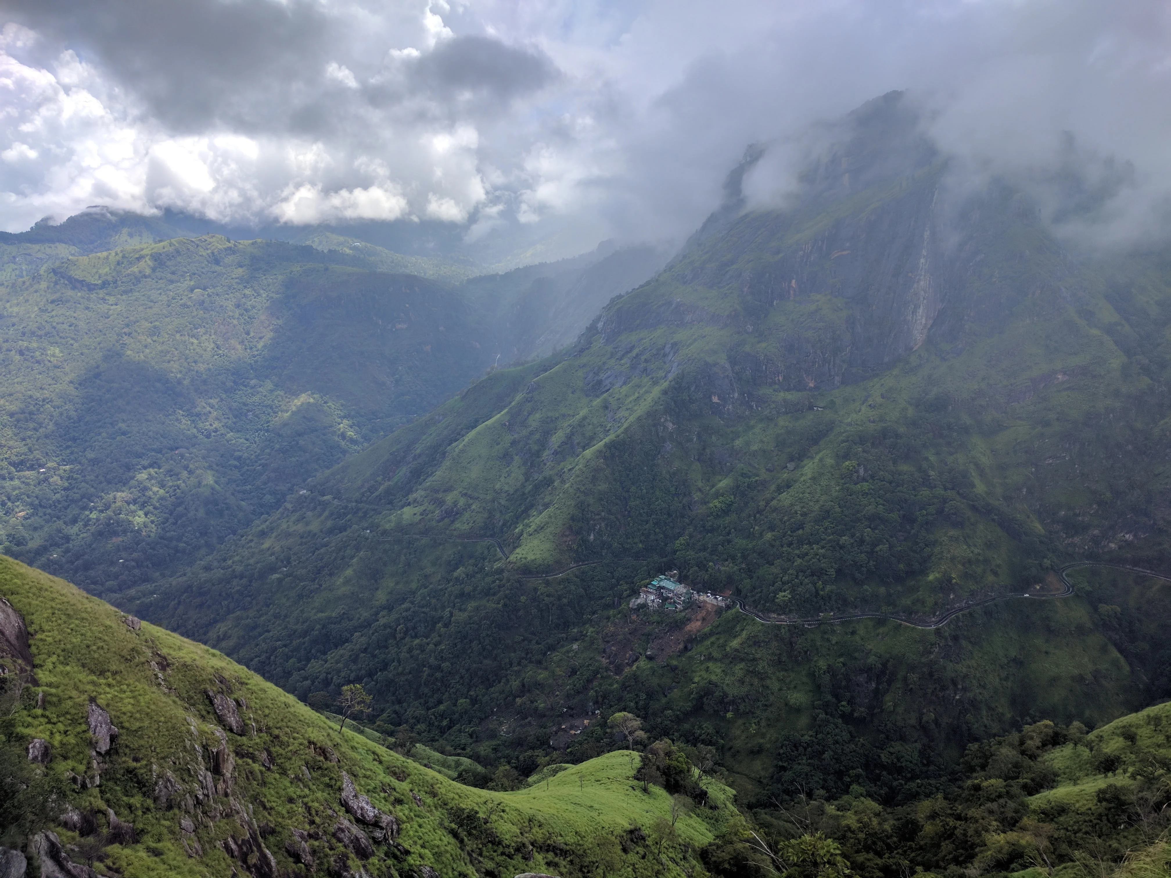 Image: Cloudy mountain peak