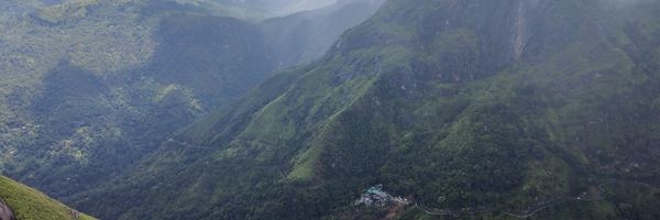 Image: Cloudy mountain peak
