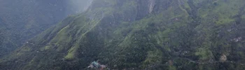 Image: Mountain, forest and clouds