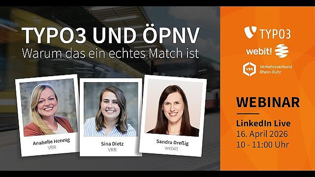 TYPO3 und ÖPNV: Warum das ein echtes Match ist.