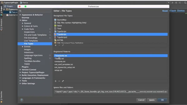 Tutorial: How to change the .ts file extension for typoscript in PhpStorm, Webstorm and Co.