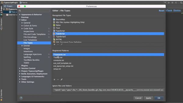 Tutorial: How to change the .ts file extension for typoscript in PhpStorm, Webstorm and Co.