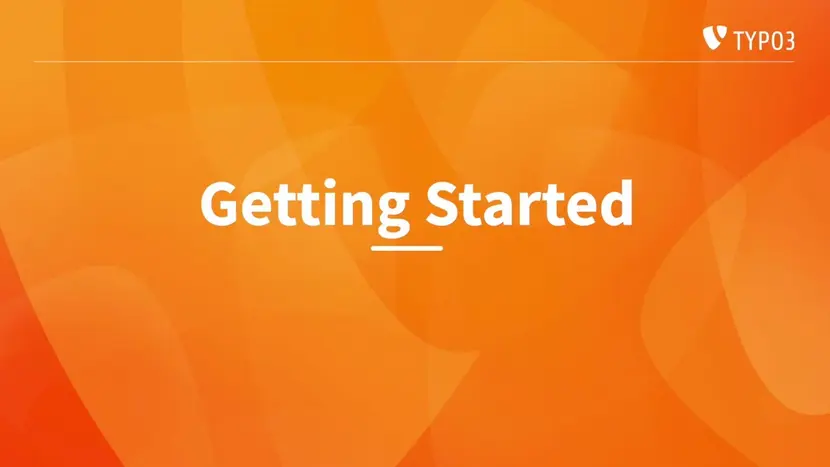 Getting Started With TYPO3