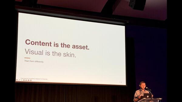 Content is the Asset. Visual is the Skin.