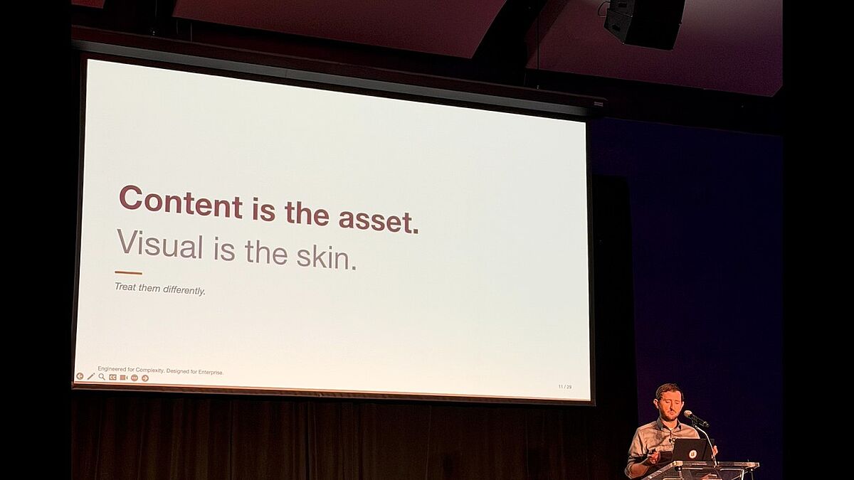 Content is the Asset. Visual is the Skin.